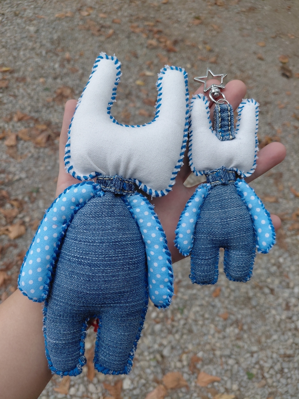 Handmade Plush And Keychain Set - Picture 2 of 4